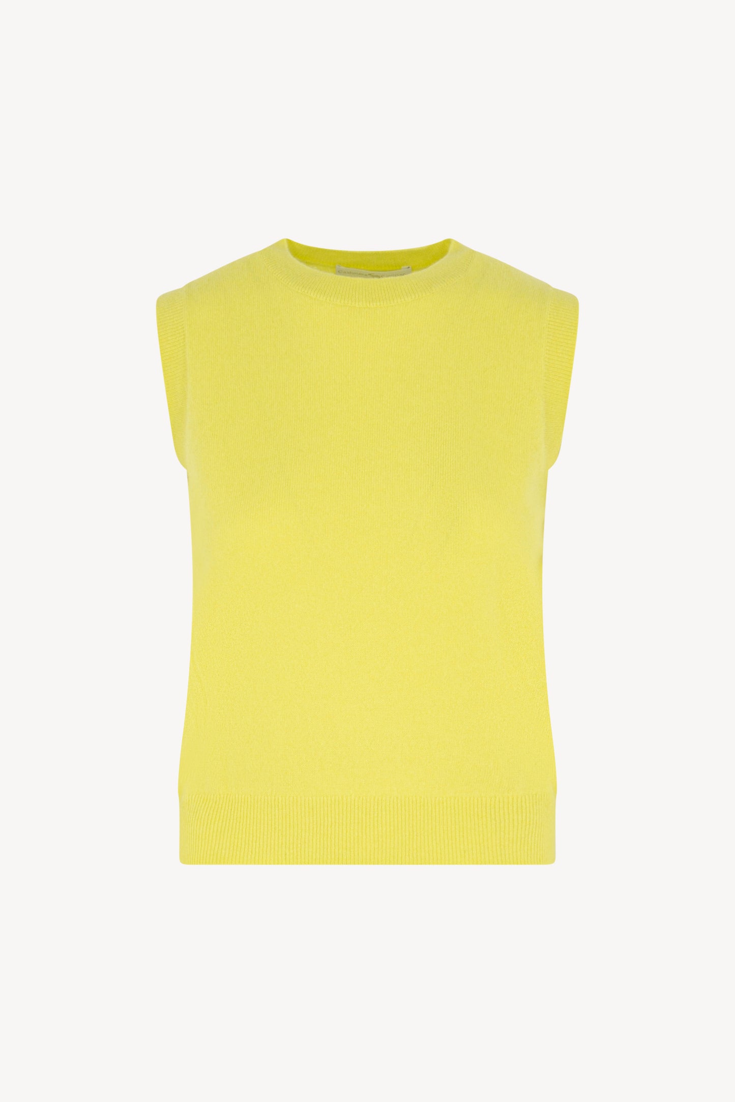 Girocollo senza maniche Puro Cashmere