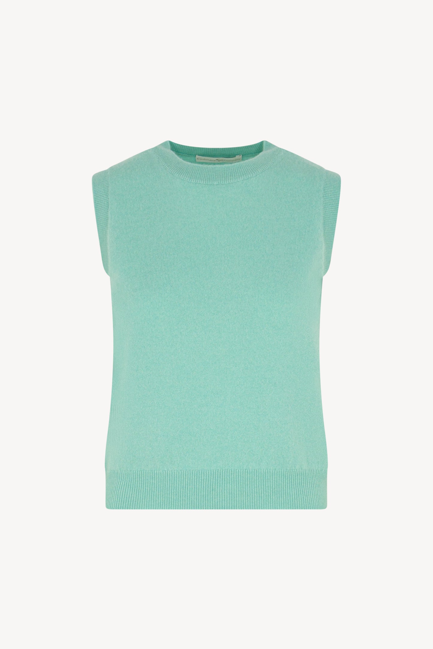 Girocollo senza maniche Puro Cashmere