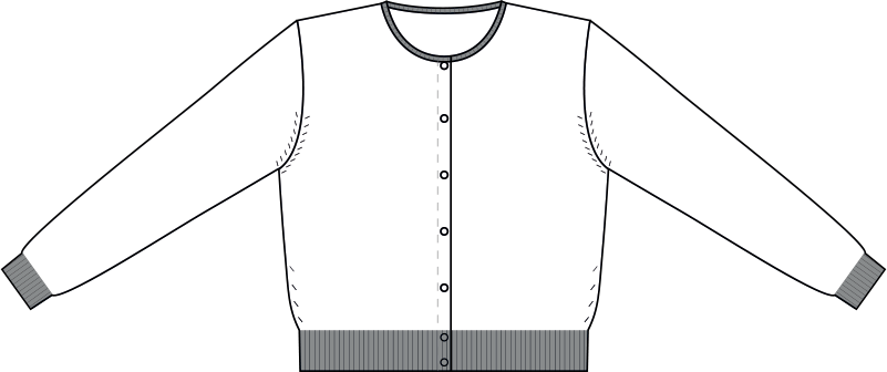 Golfino Bicolore Cotone - Seta - Cashmere