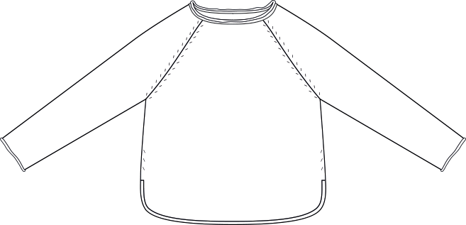 Cotton - Silk - Cashmere Rounded Sweater