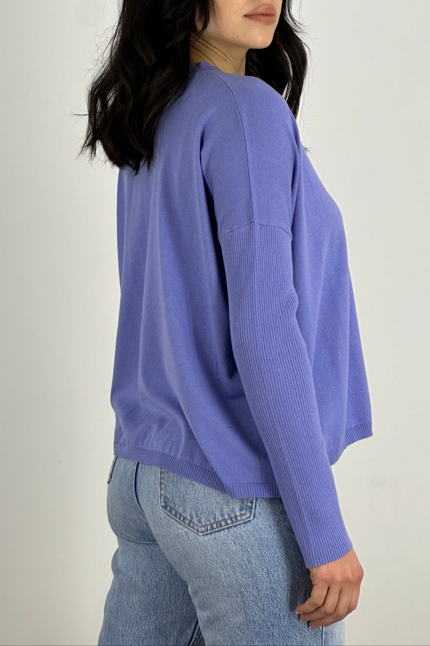 Cotton - Silk - Cashmere Cardigan Over