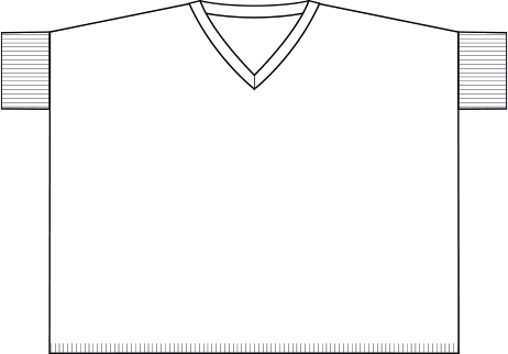 Maglia Scollo V Mezza Manica Over Cotone - Seta - Cashmere