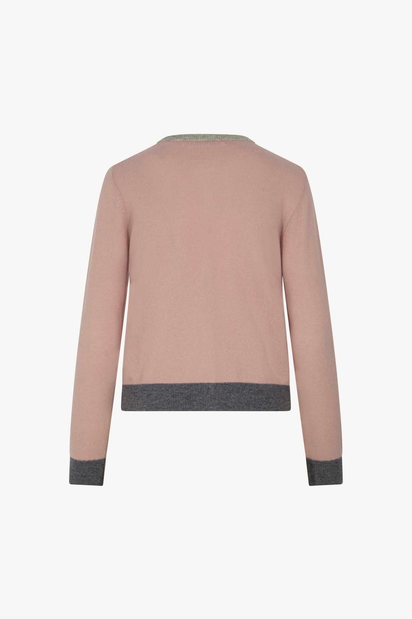 Pure Cashmere Crew Neck Cardigan