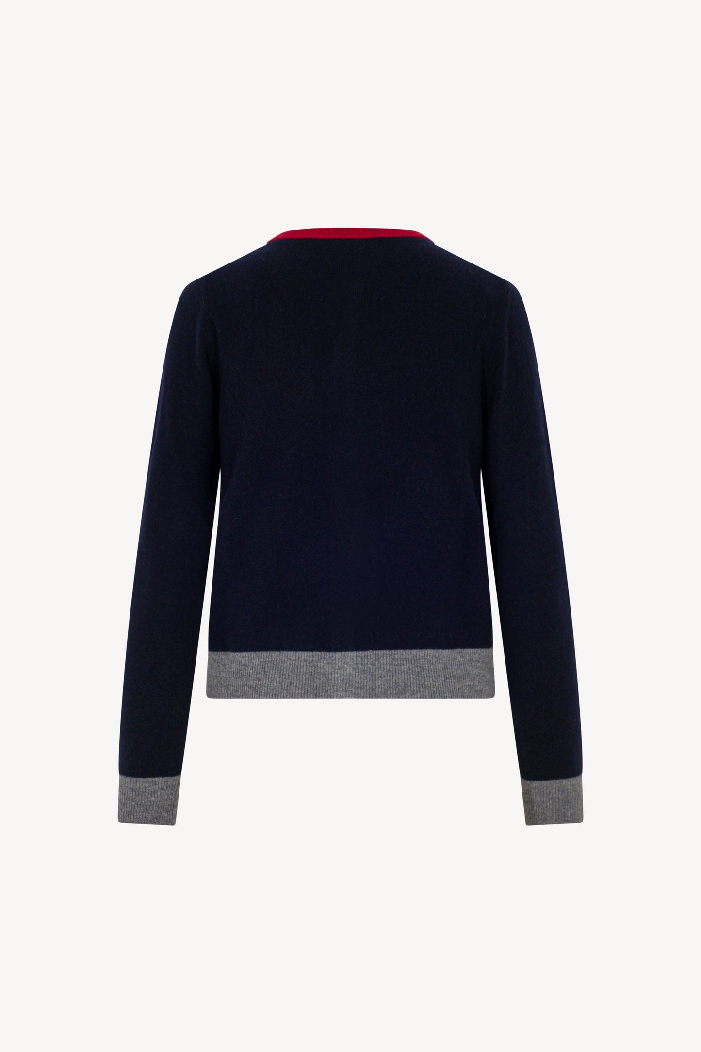 Pure Cashmere Crew Neck Cardigan
