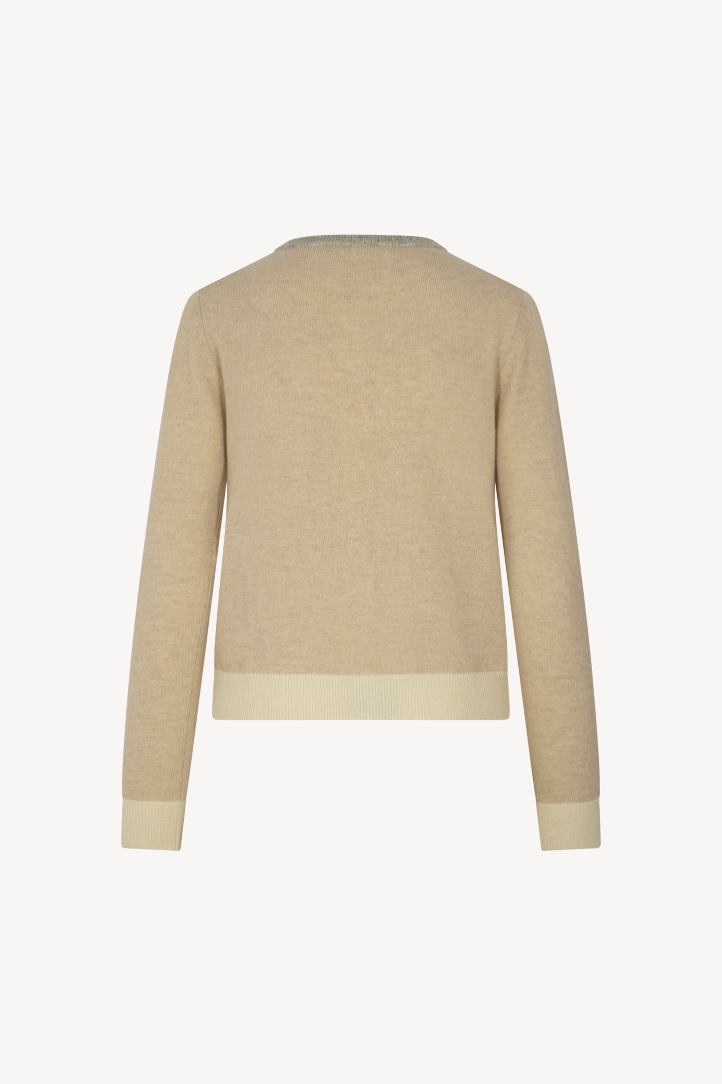 Pure Cashmere Crew Neck Cardigan