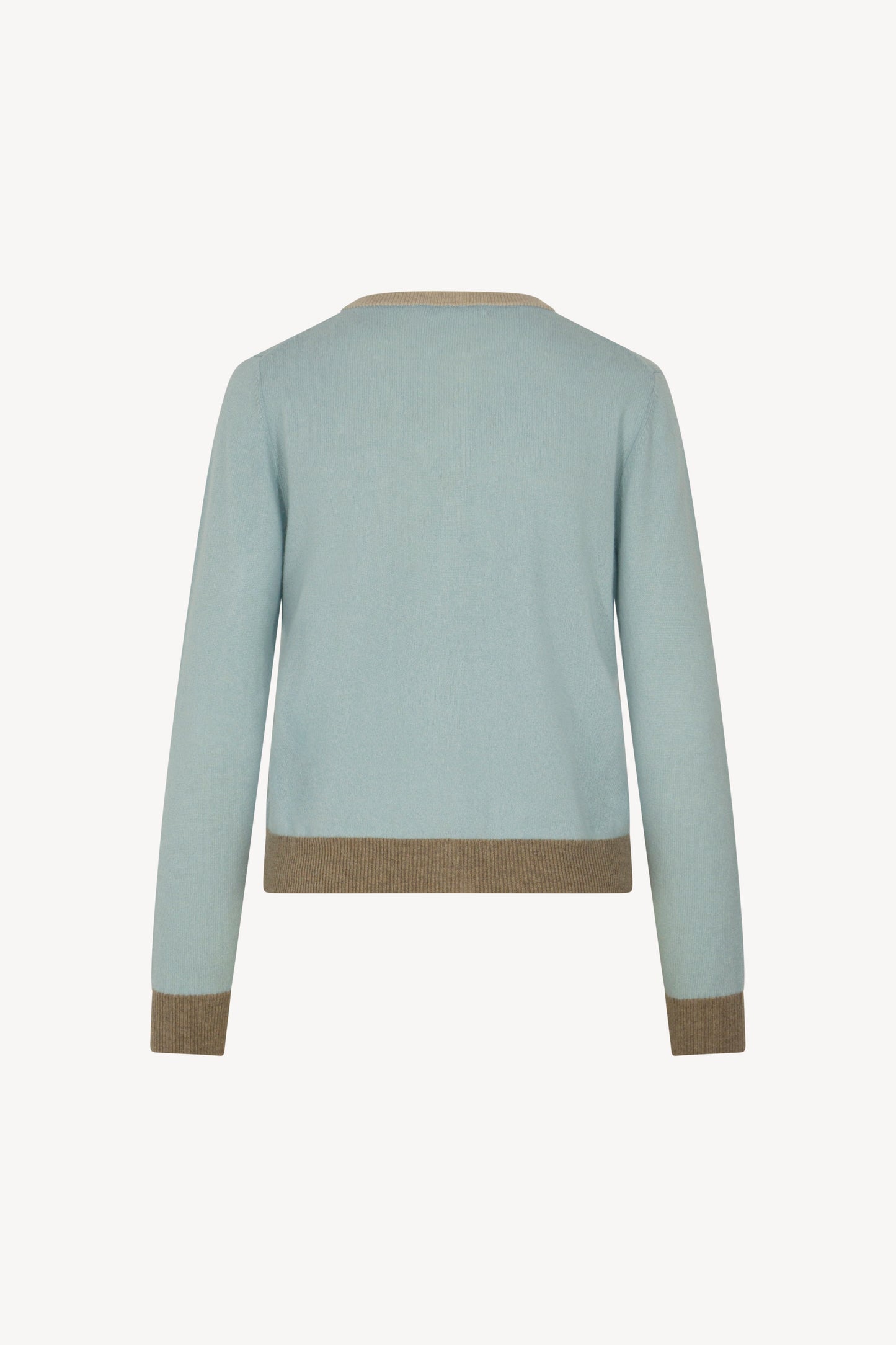 Pure Cashmere Crew Neck Cardigan