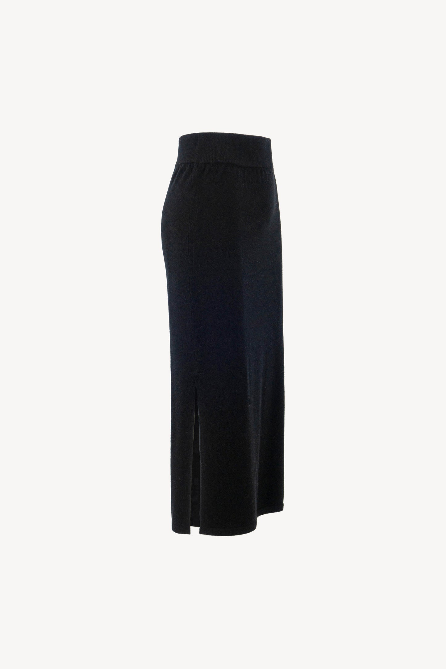 Pure Cashmere Tube Slit Skirt