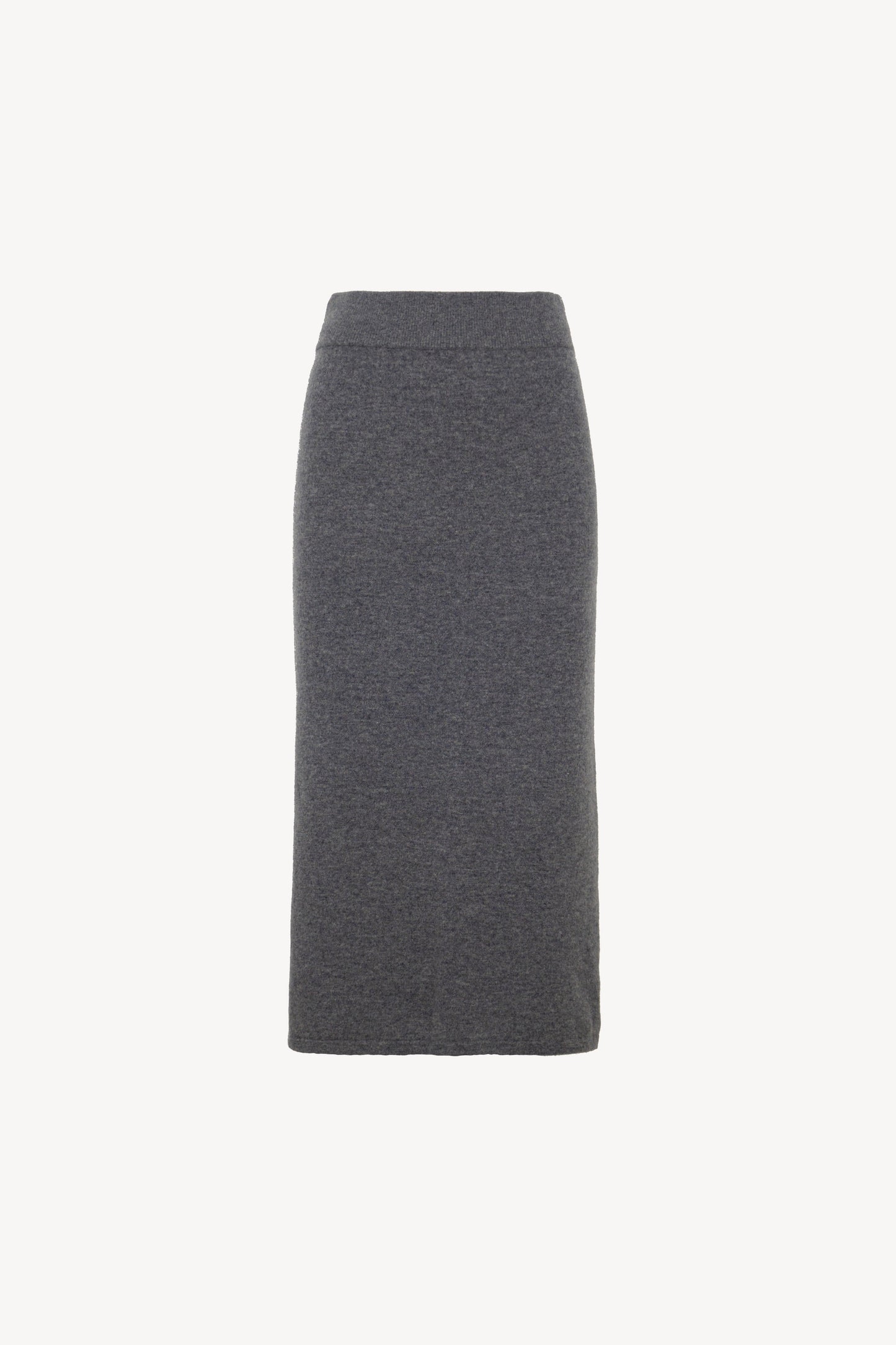 Pure Cashmere Tube Slit Skirt
