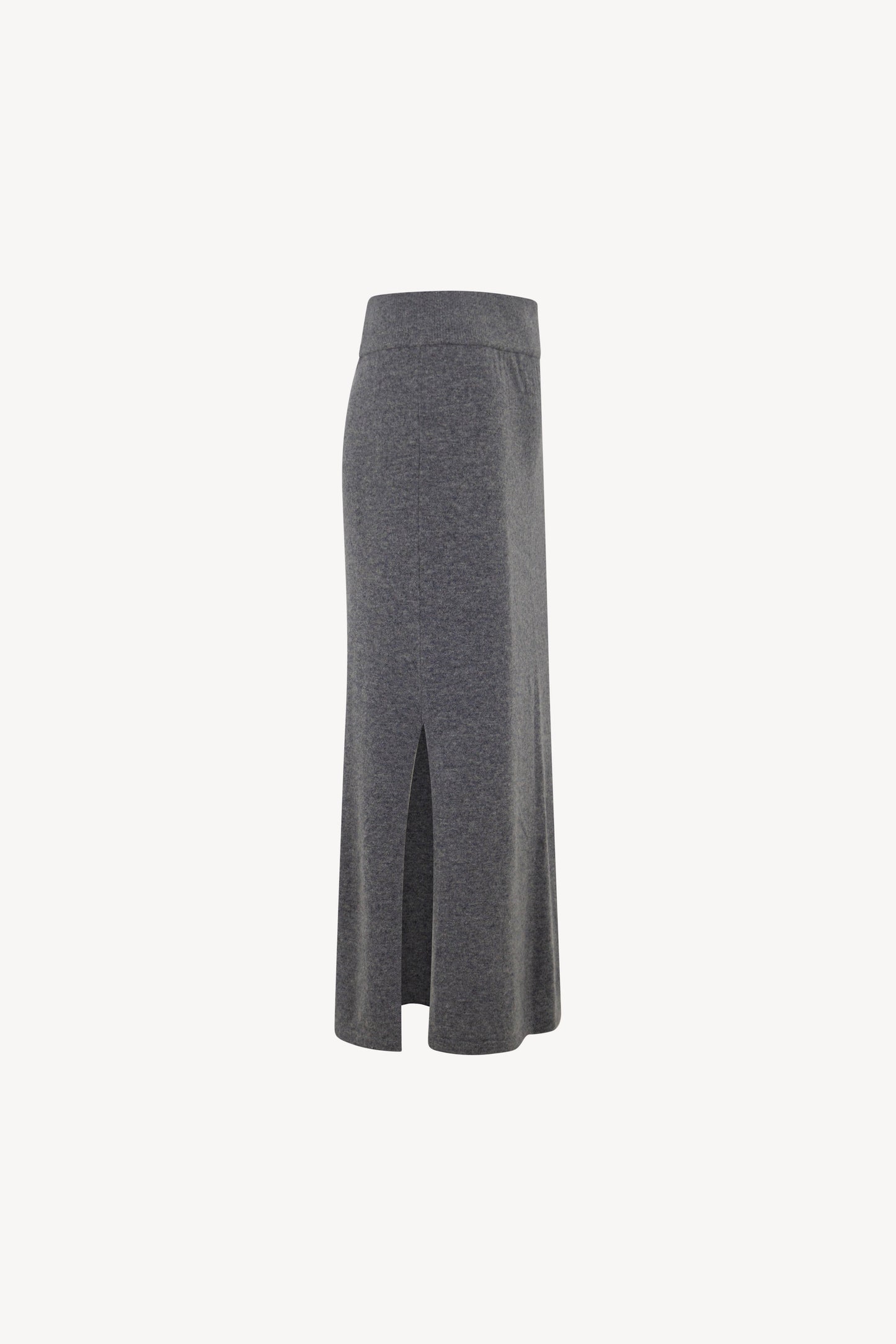Pure Cashmere Tube Slit Skirt