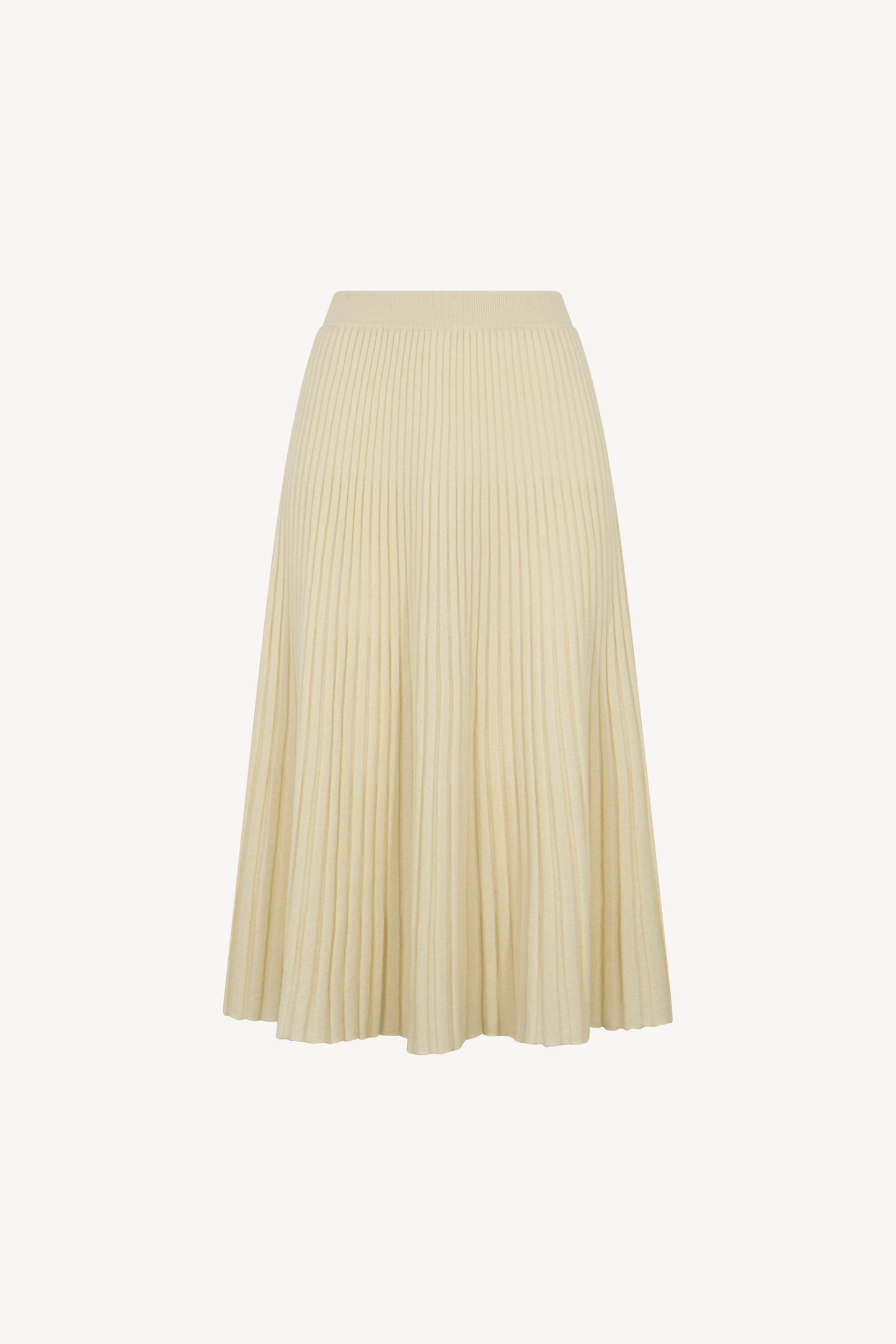 Pure Cashmere Pleated Skirt