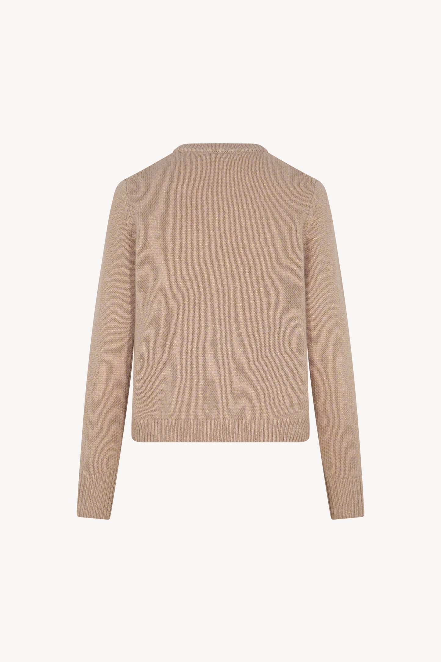 Pure Cashmere Lurex Crew Neck Sweater