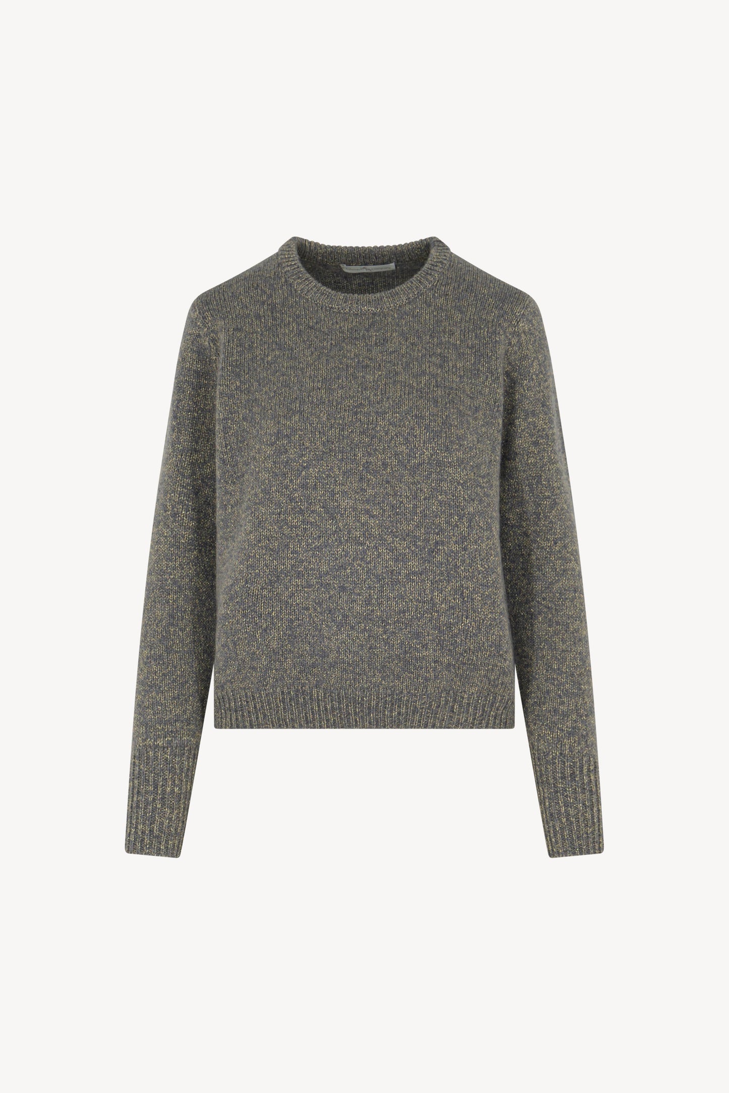 Pure Cashmere Lurex Crew Neck Sweater