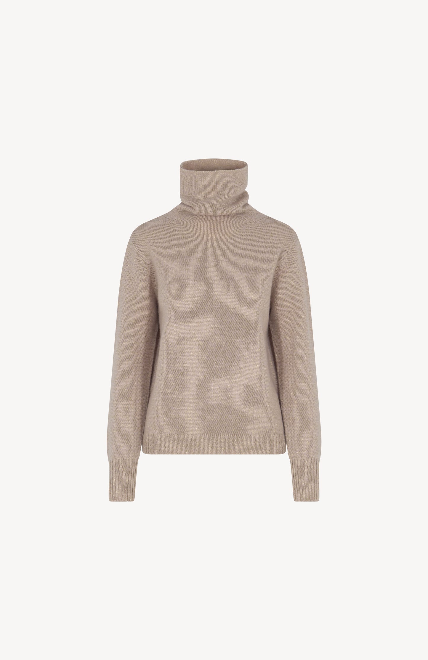 Pure Cashmere Lurex Crew Neck Sweater