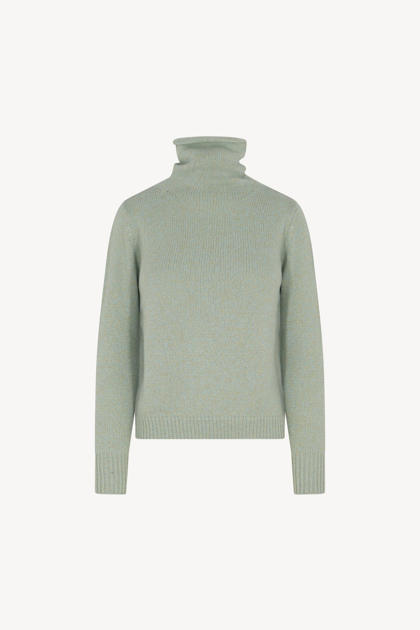 Pure Cashmere Lurex Crew Neck Sweater