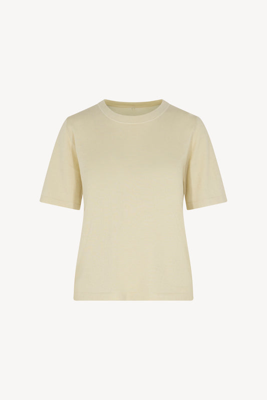 Crew neck, half sleeve, Cotton - Silk - Cashmere