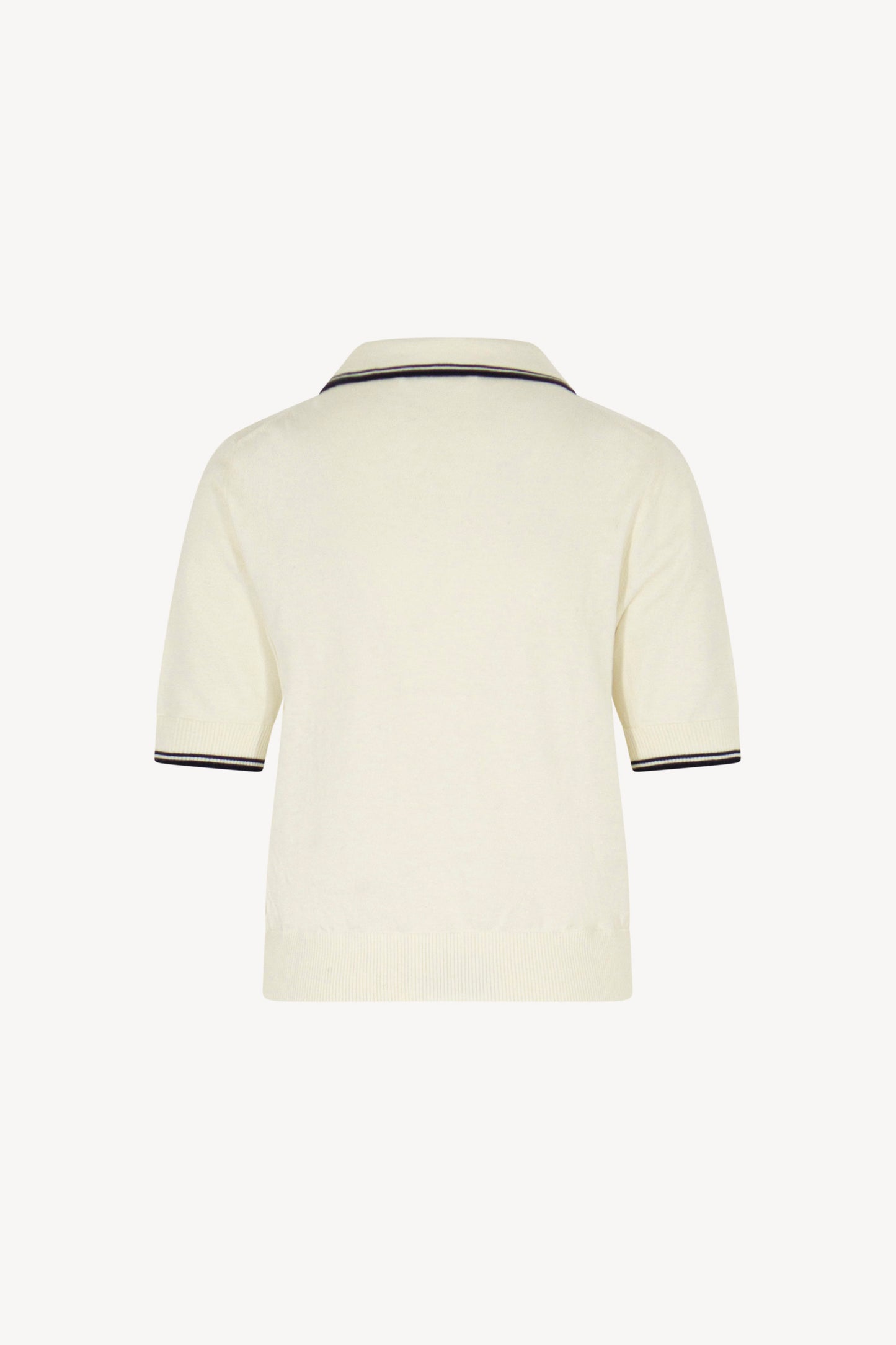 Polo mezza manica tinta unita Cotone - Seta - Cashmere