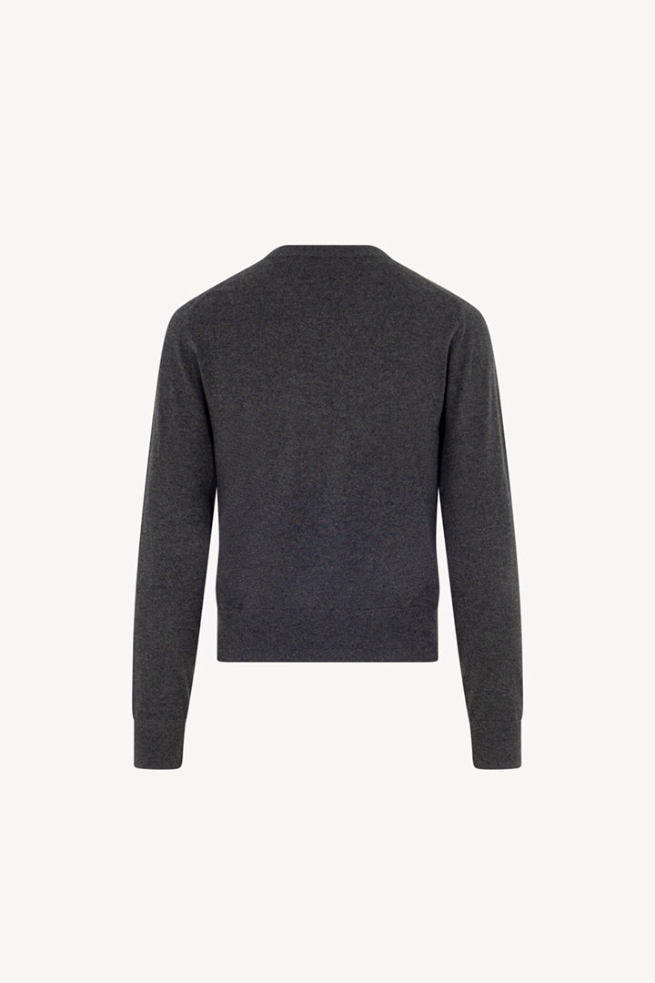 Cardigan in Seta Cashmere Extrafine Grigio