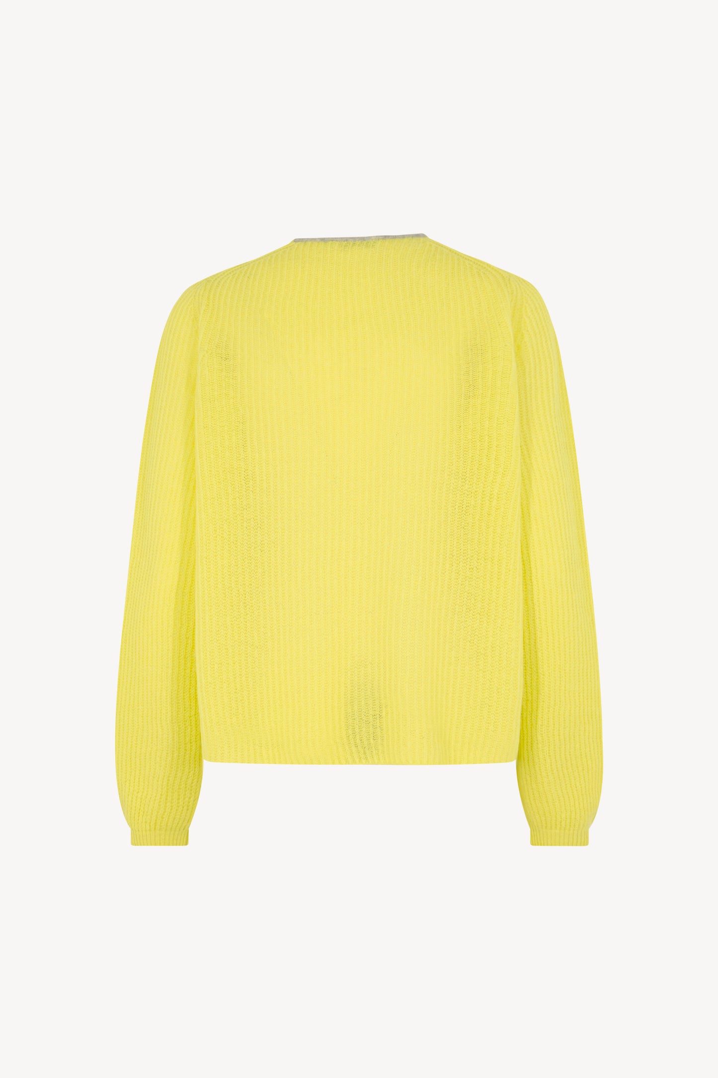Pure Cashmere Ribbed V-Neck Sweater