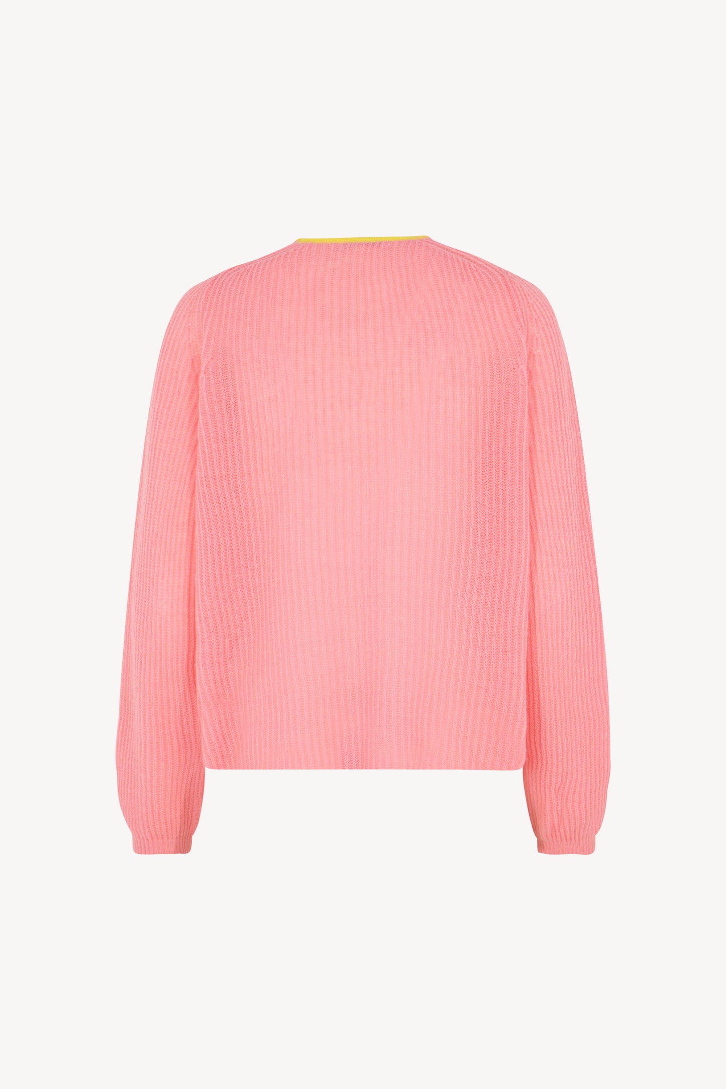 Pure Cashmere Ribbed V-Neck Sweater