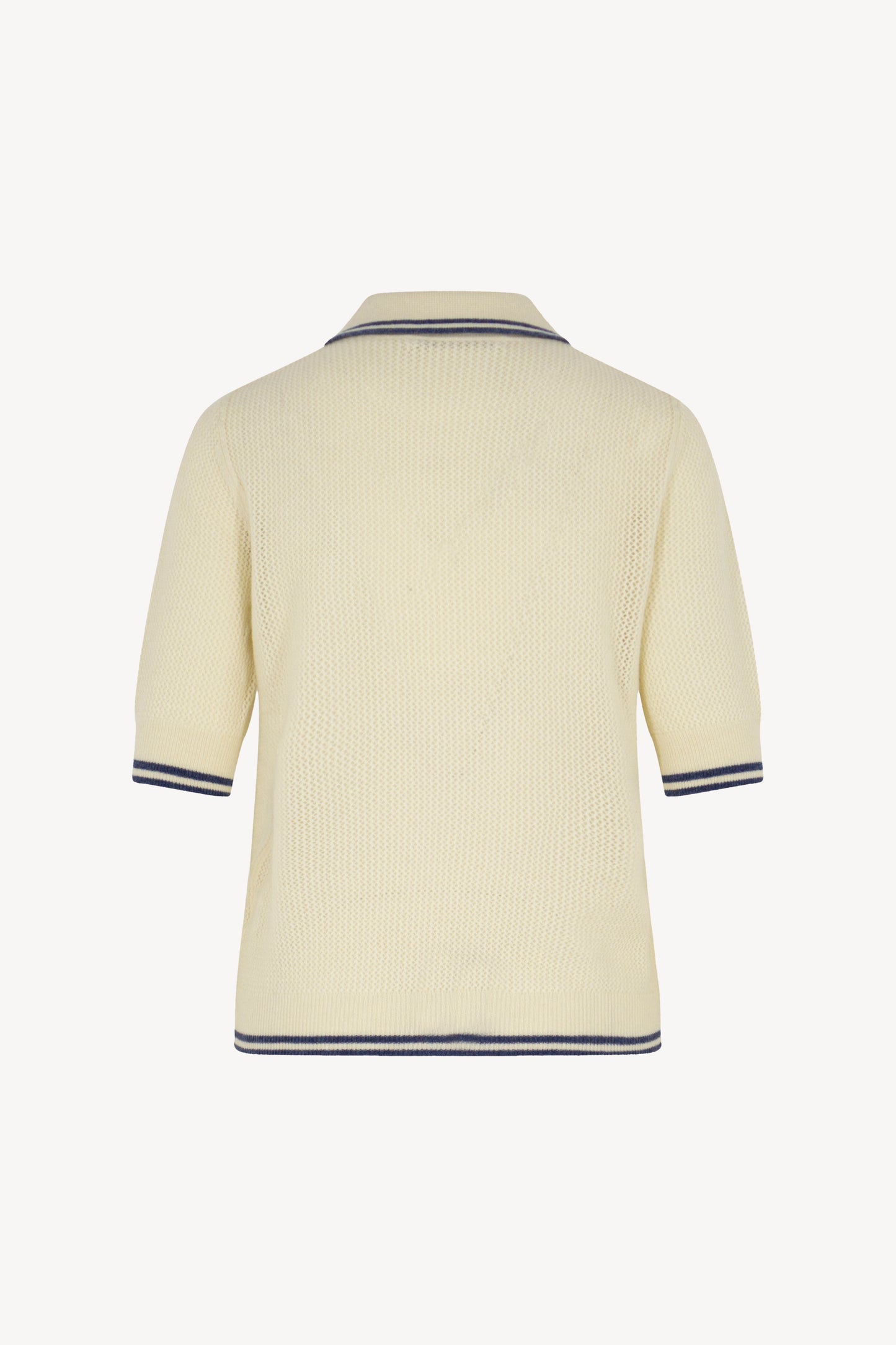Polo rete mezza manica Puro Cashmere