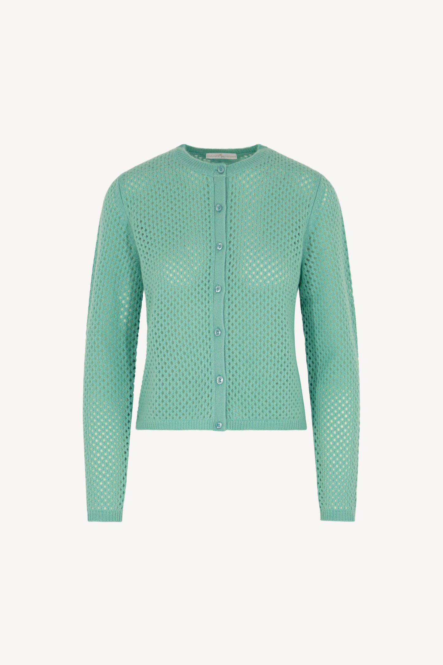 Cardigan rete Puro Cashmere