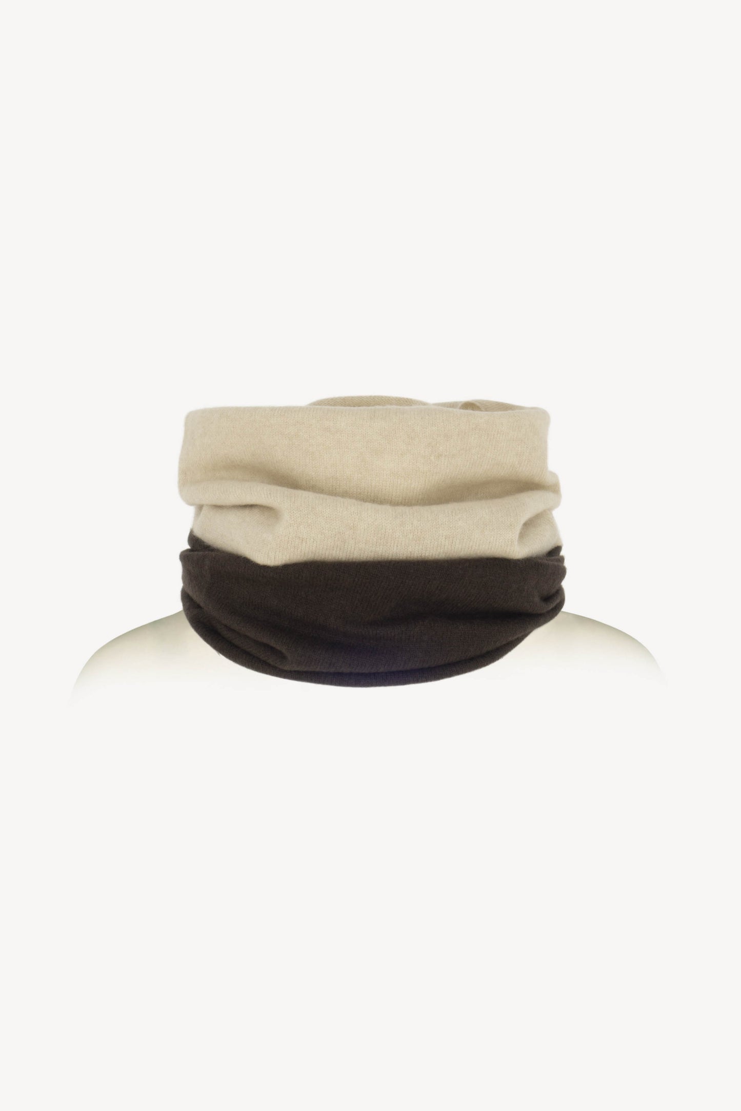 Collo Bicolore Puro Cashmere