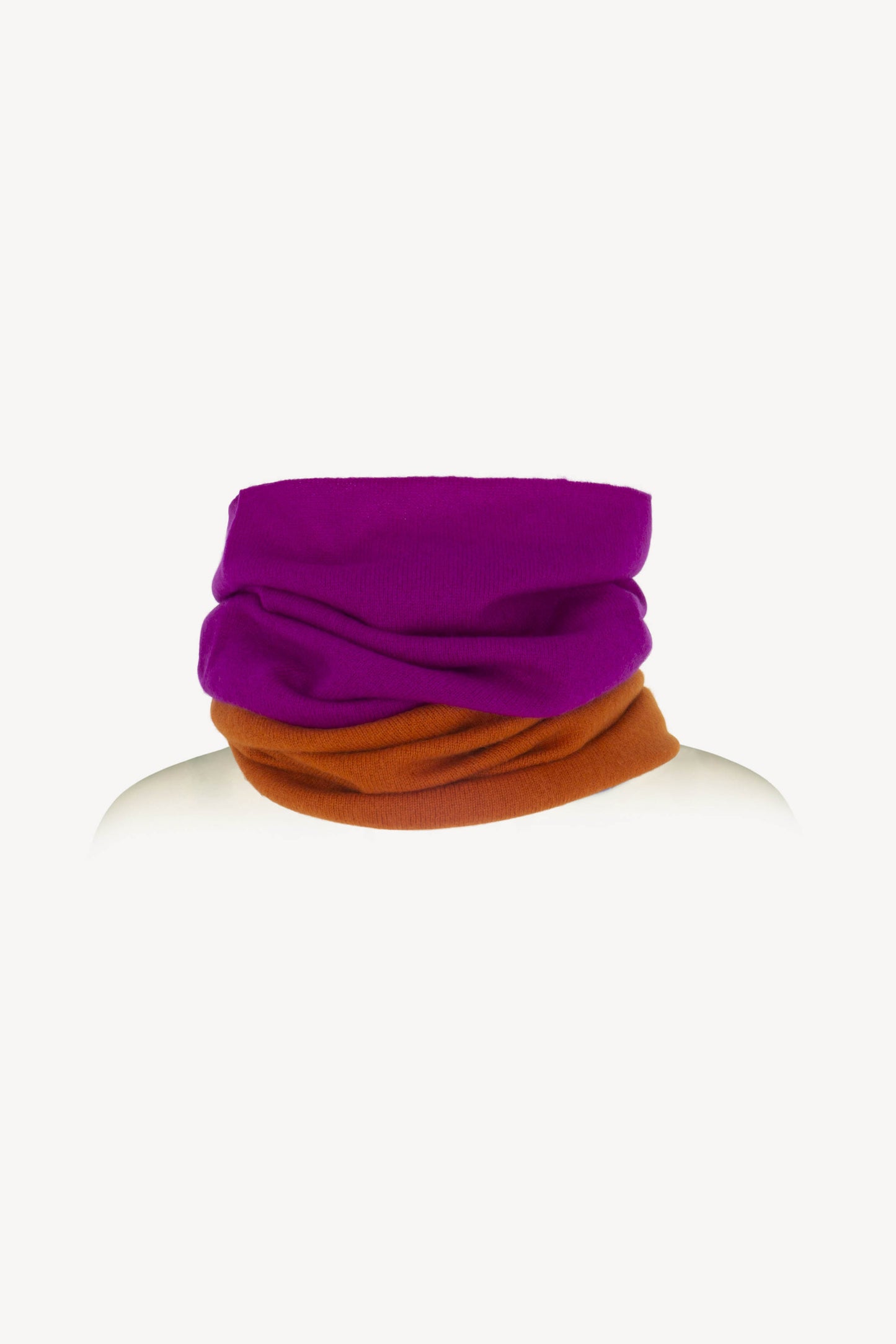 Collo Bicolore Puro Cashmere
