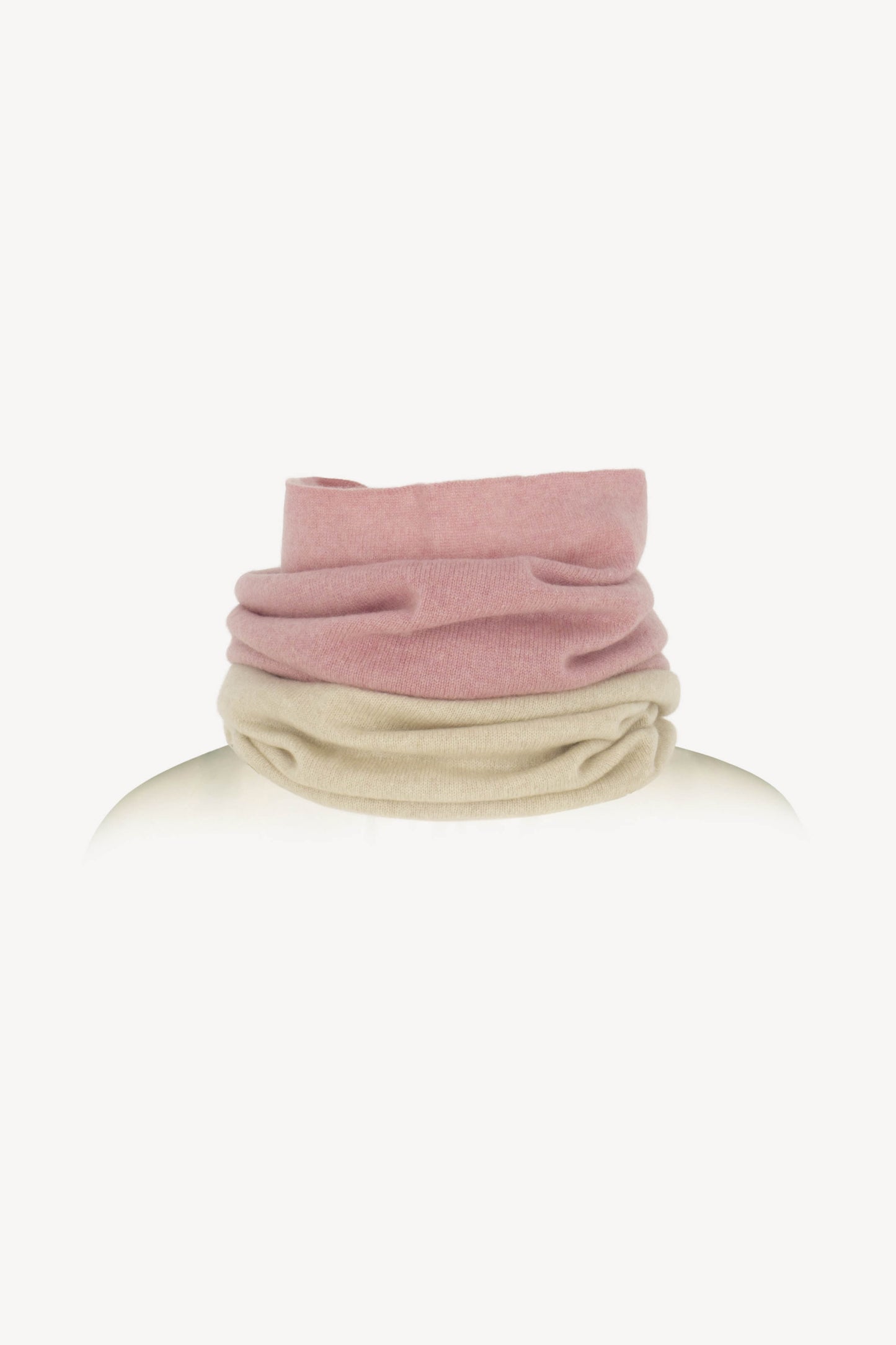 Collo Bicolore Puro Cashmere