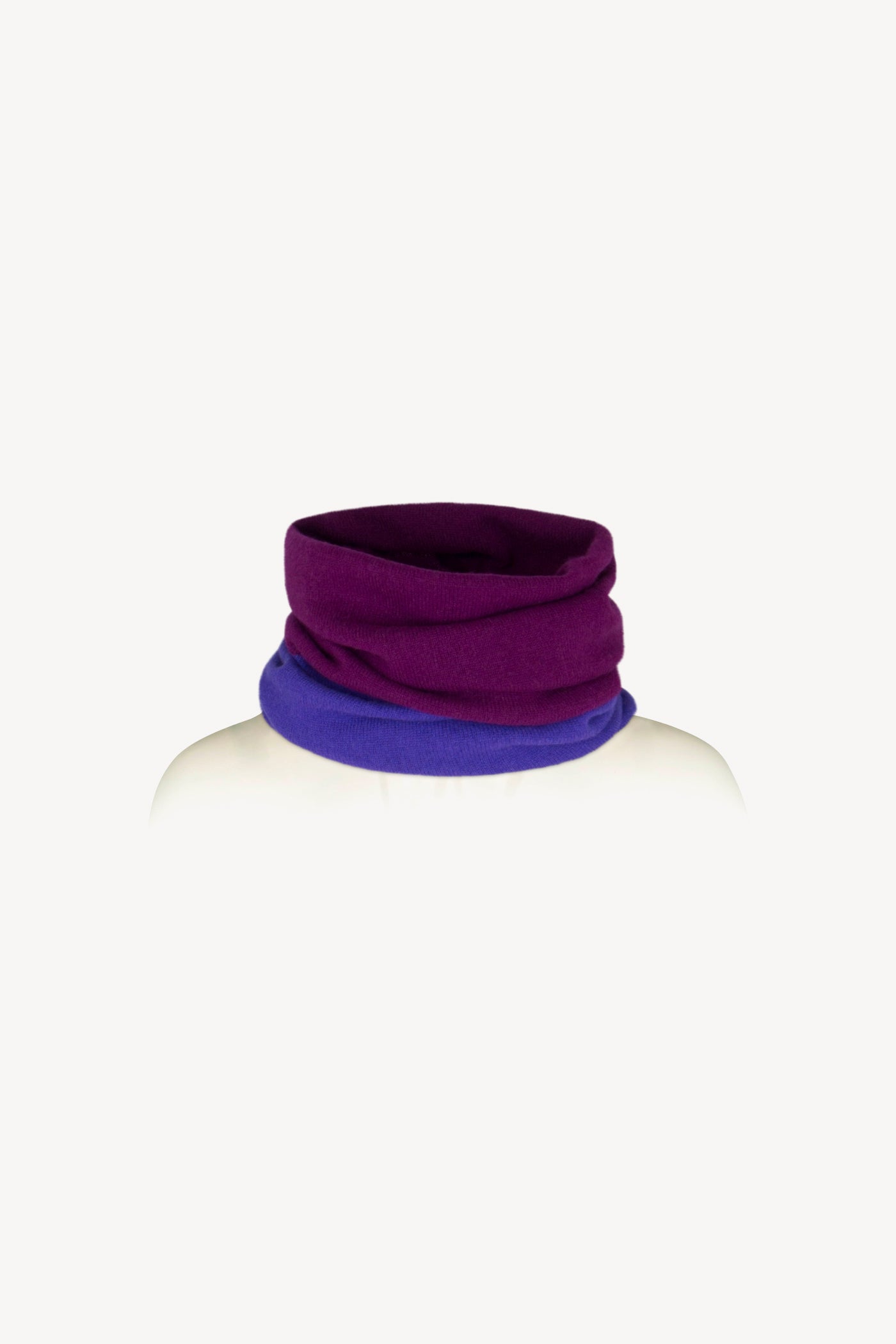Collo Bicolore Puro Cashmere