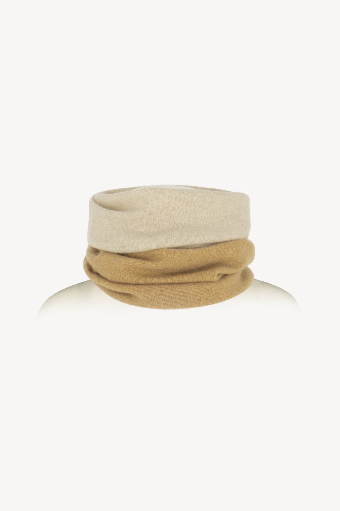 Collo Bicolore Puro Cashmere