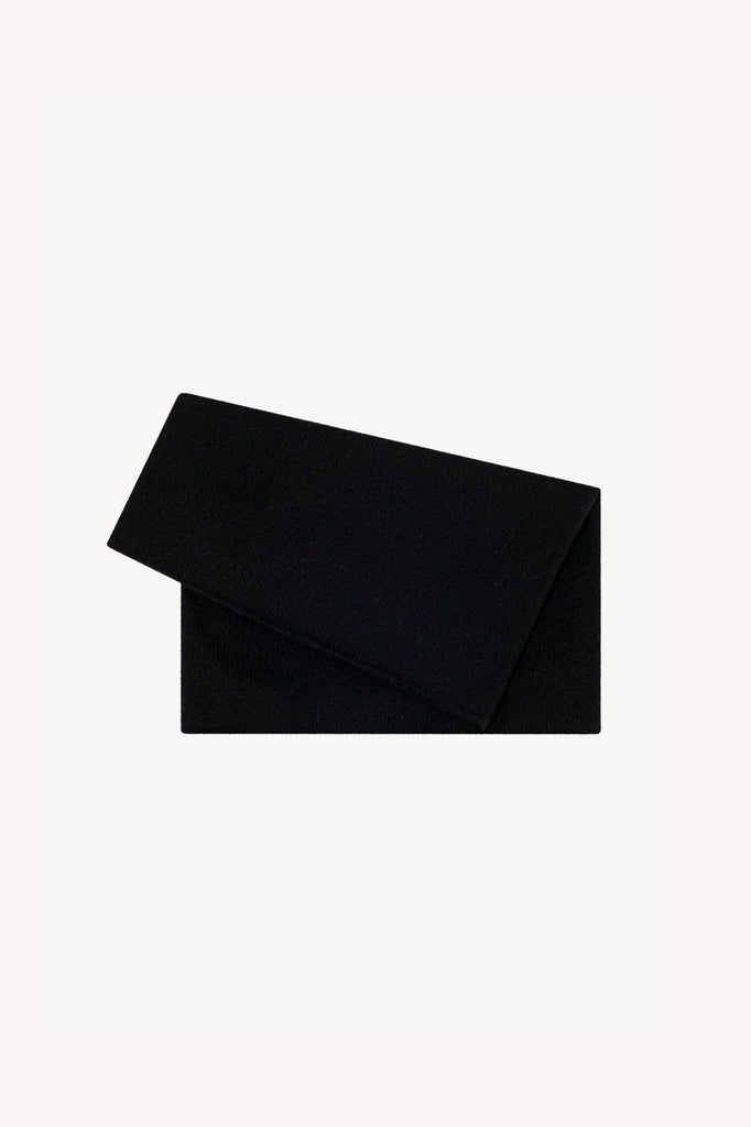 Scaldacollo Unisex in Puro Cashmere Nero