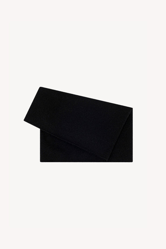 Scaldacollo Unisex in Puro Cashmere Nero