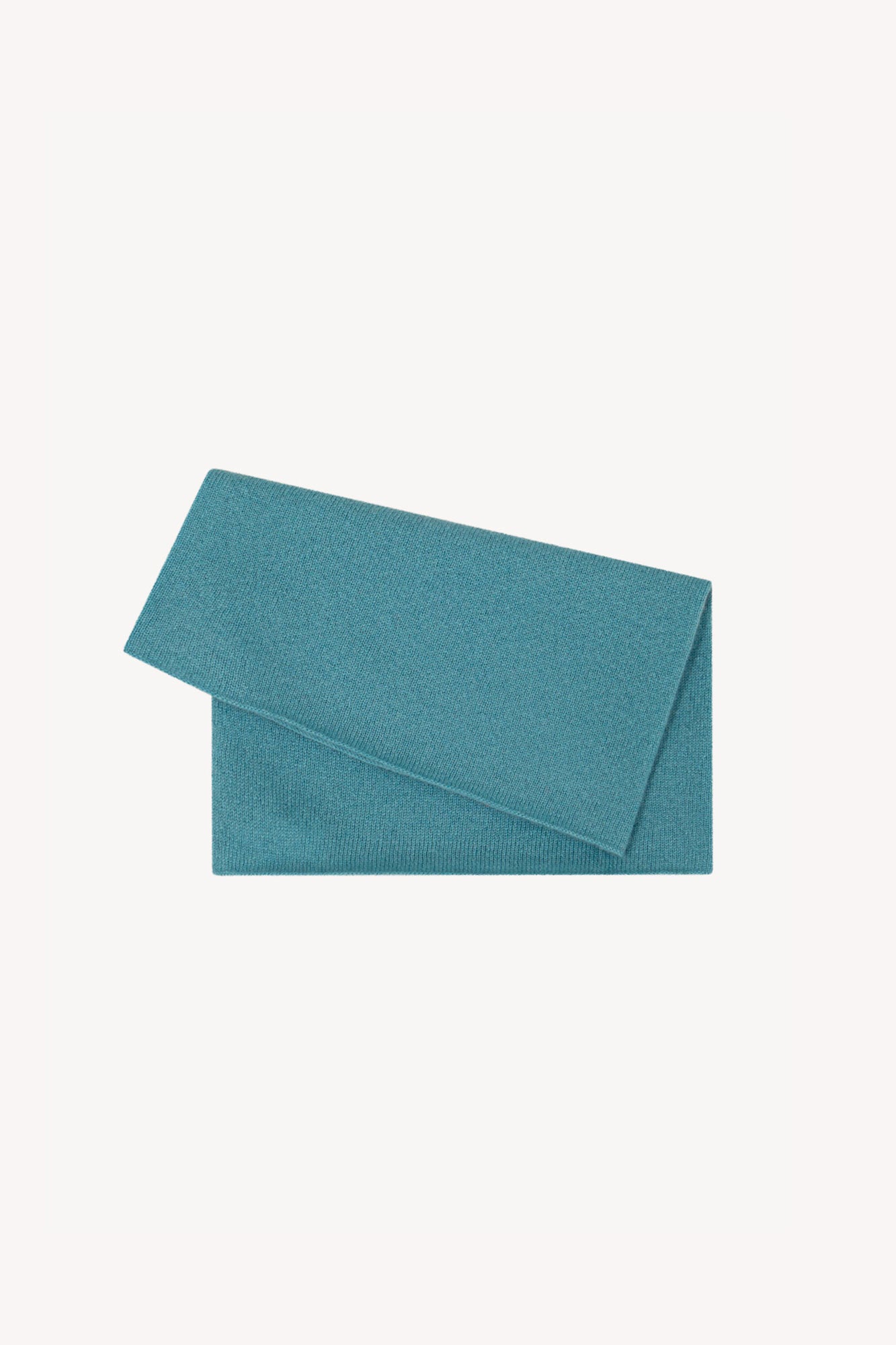 Scaldacollo Unisex in Puro Cashmere Turchese