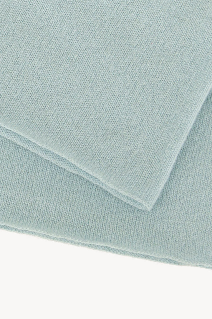 Scaldacollo Unisex in Puro Cashmere Acquamarina