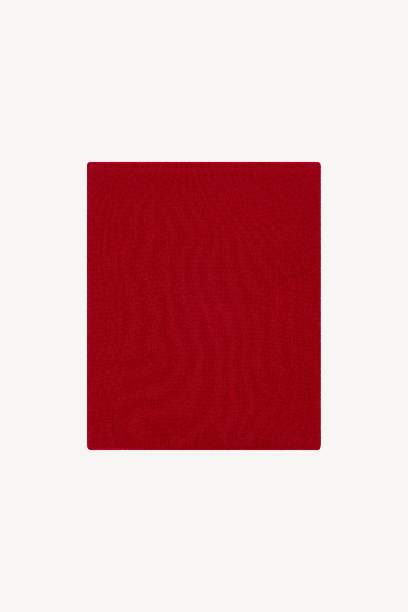 Scaldacollo Unisex in Puro Cashmere Rubino