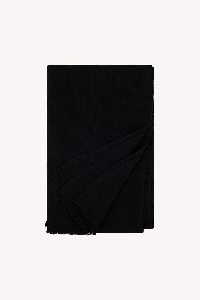 Stola Velo in Puro Cashmere Nero
