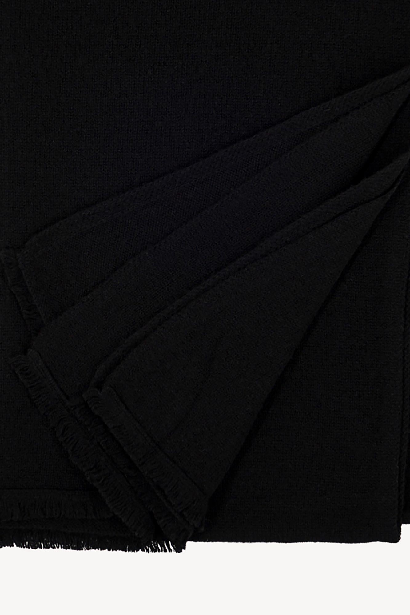 Stola Velo in Puro Cashmere Nero