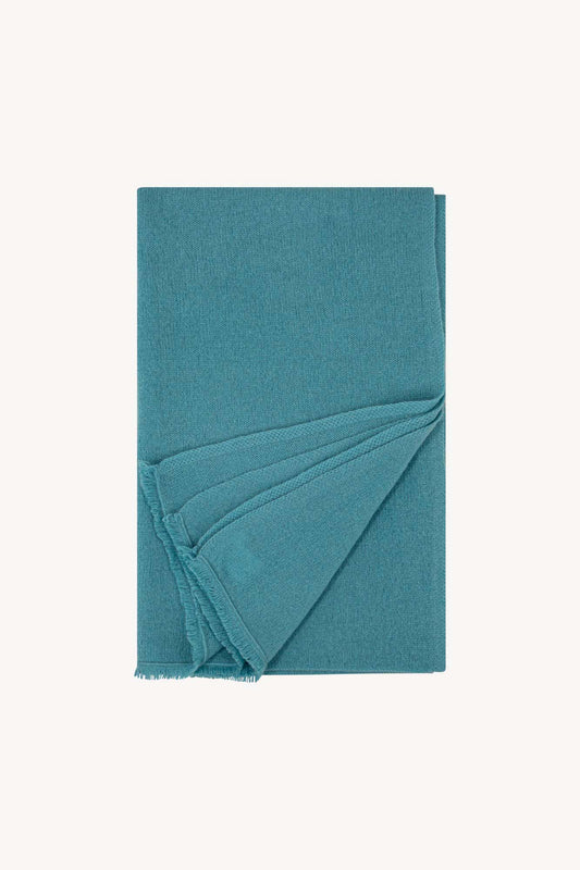 Stola Velo in Puro Cashmere Turchese