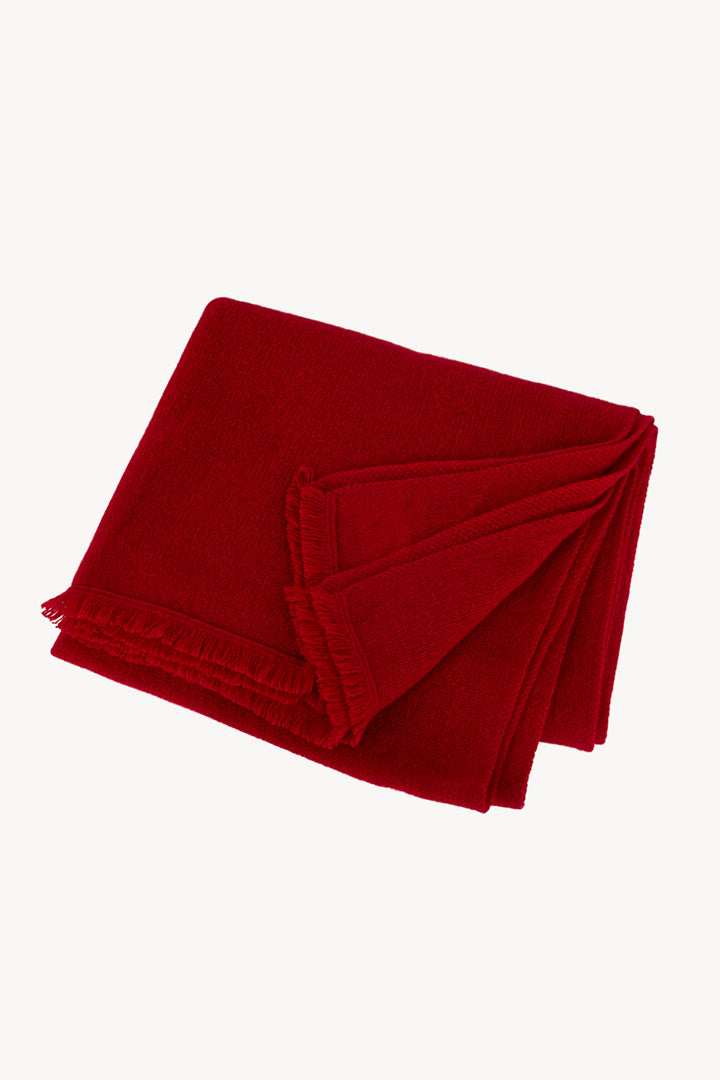 Stola Velo in Puro Cashmere Rubino
