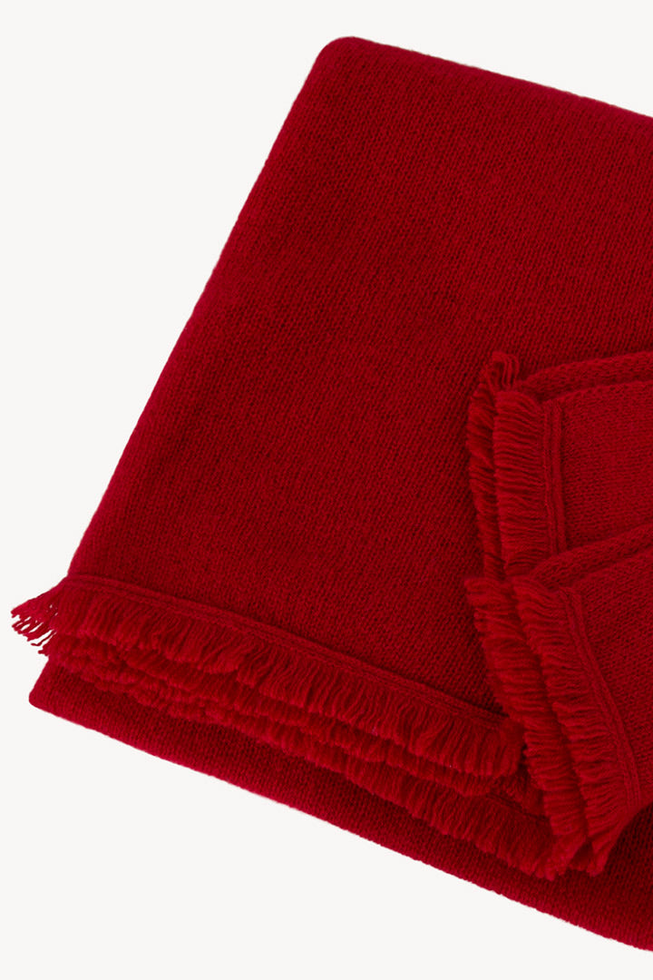 Stola Velo in Puro Cashmere Rubino