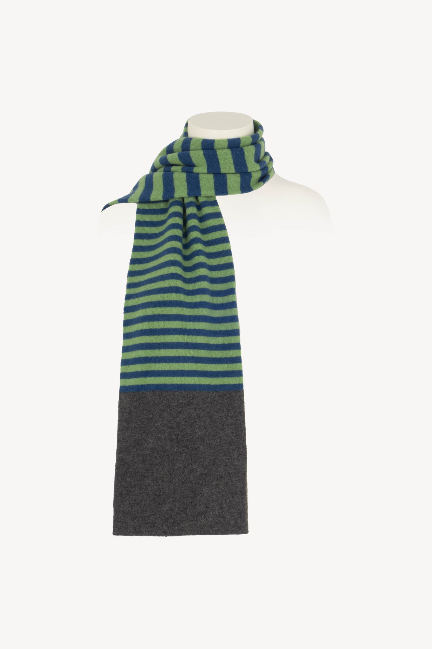 Sciarpa Velo Righe Puro Cashmere