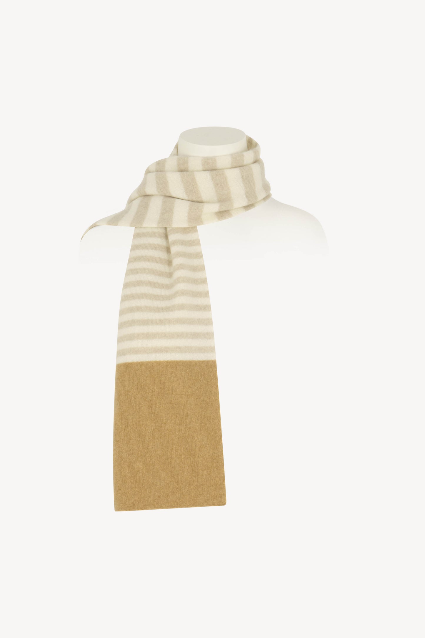 Sciarpa Velo Righe Puro Cashmere