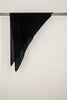 Sciarpa a Triangolo in Puro Cashmere Nero
