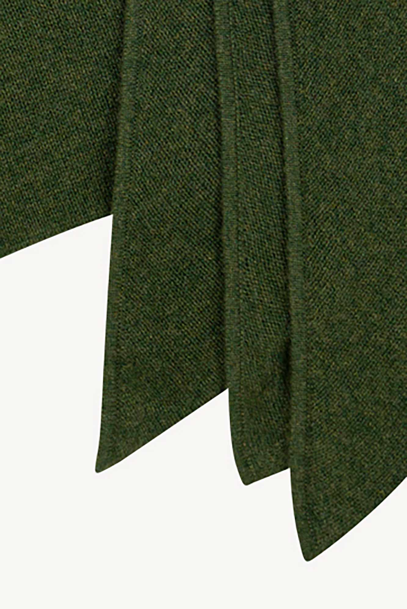 Sciarpa a Triangolo in Puro Cashmere Loden