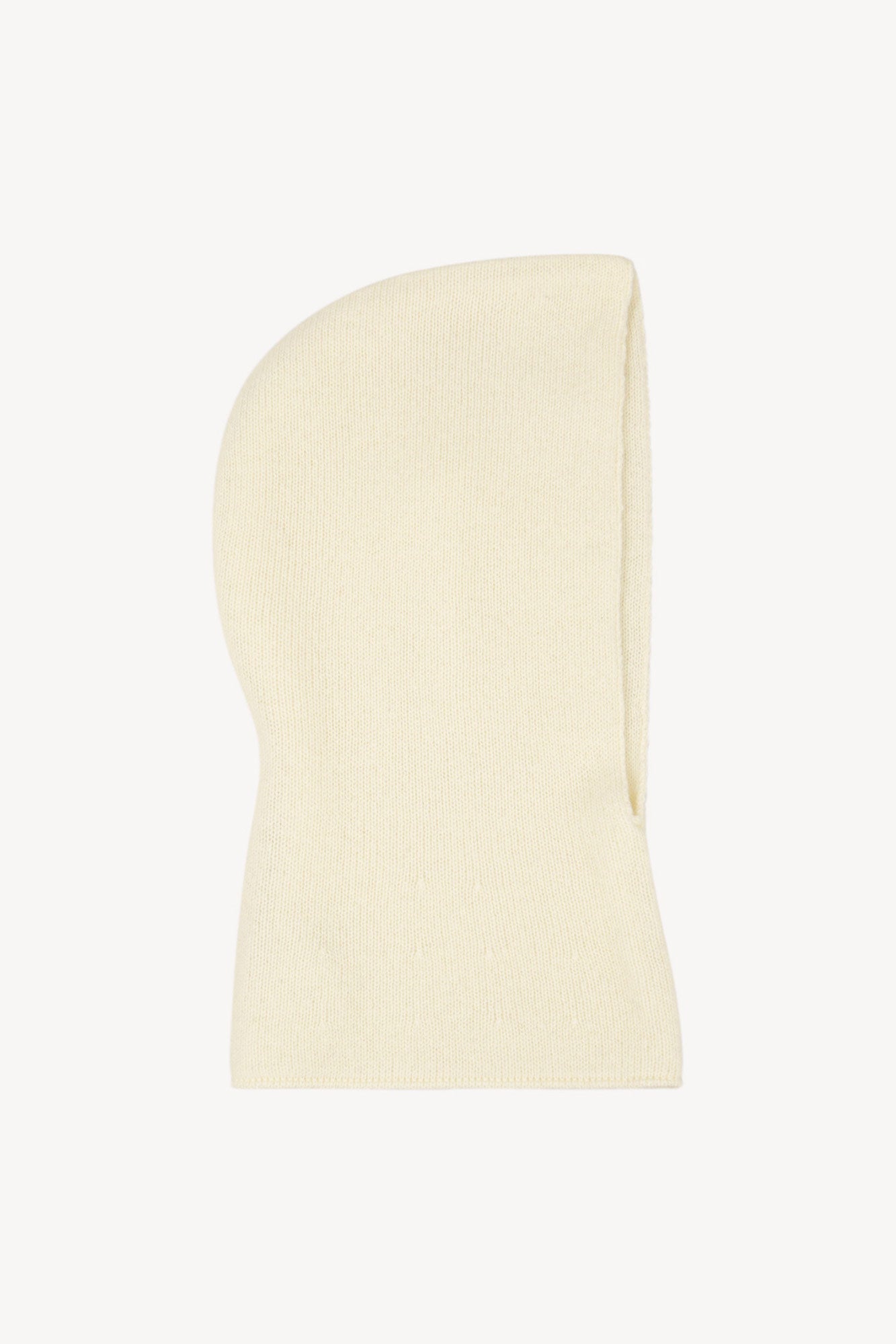 Scaldacollo con Cappuccio in Puro Cashmere Latte