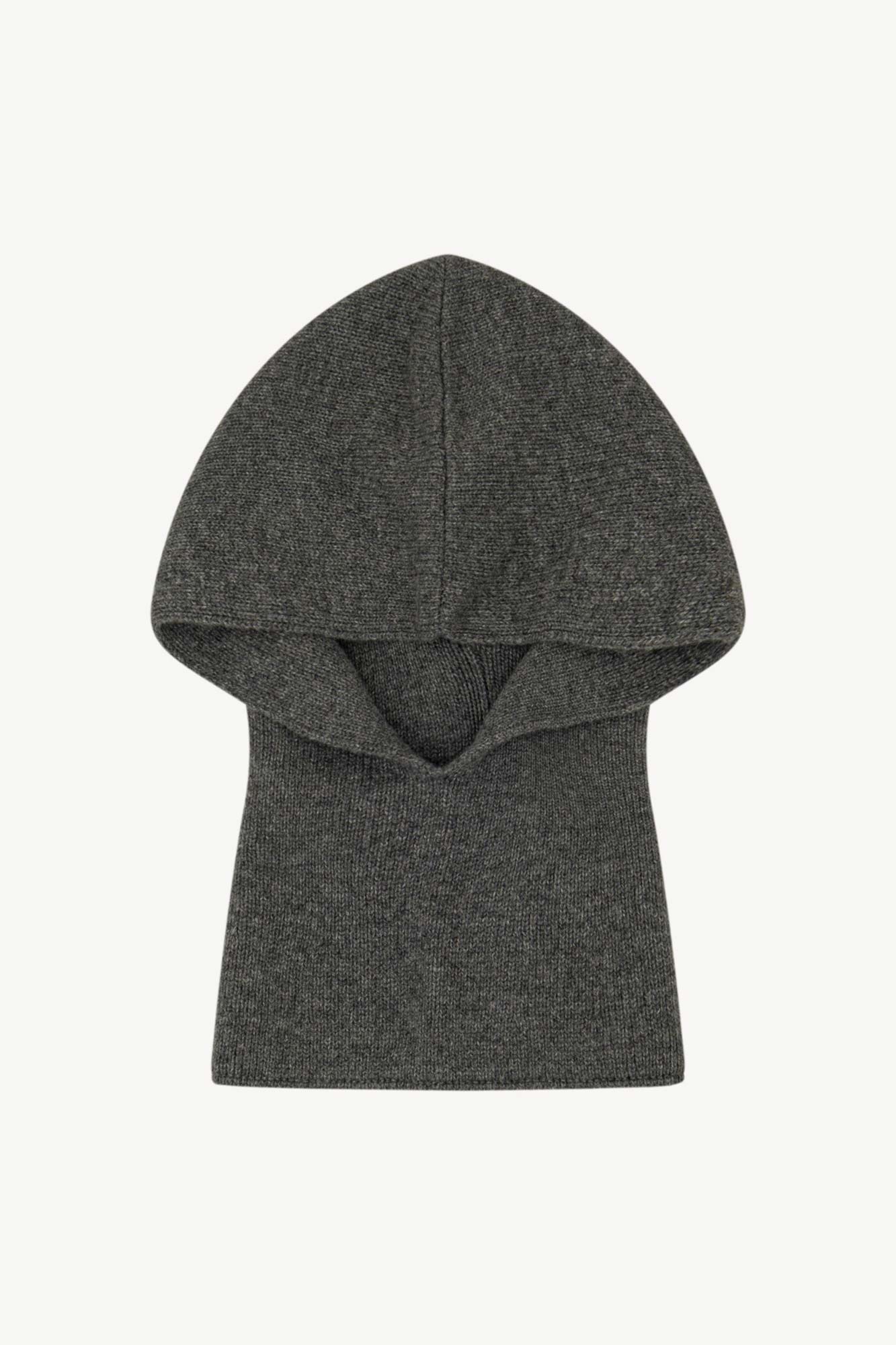 Scaldacollo con Cappuccio in Puro Cashmere Flanella