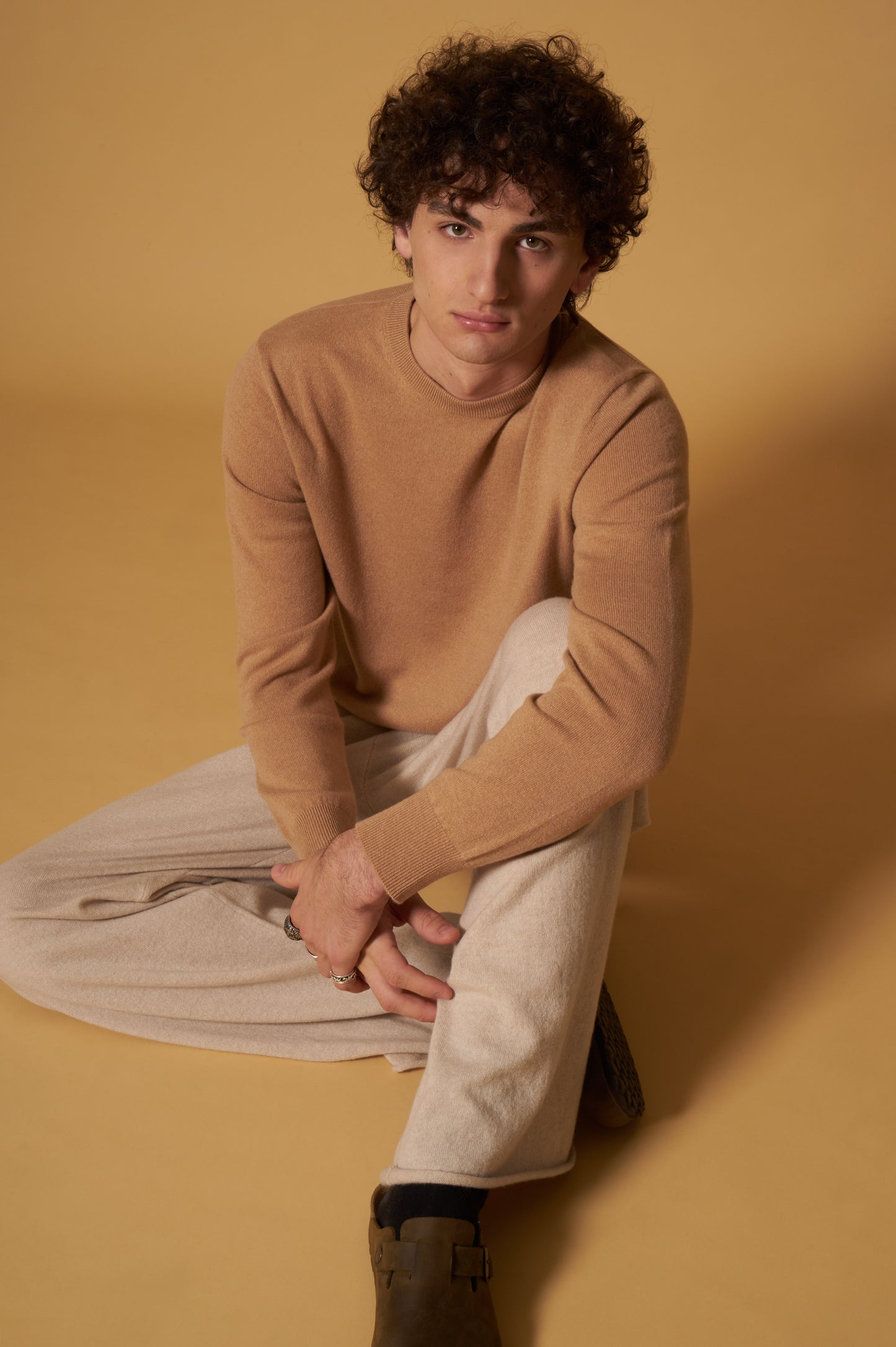 Pull Girocollo Puro Cashmere