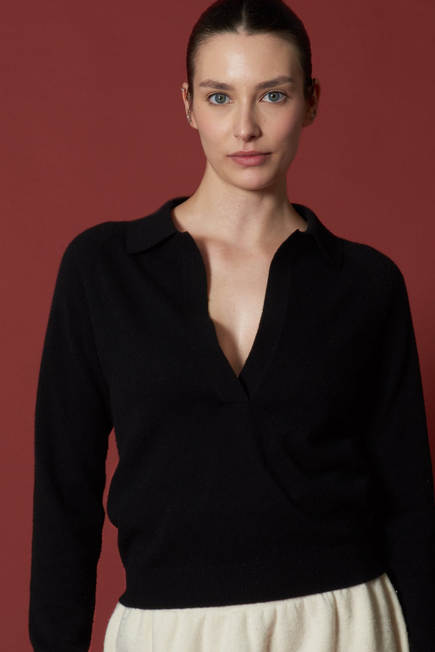Pure Cashmere Polo Shirt