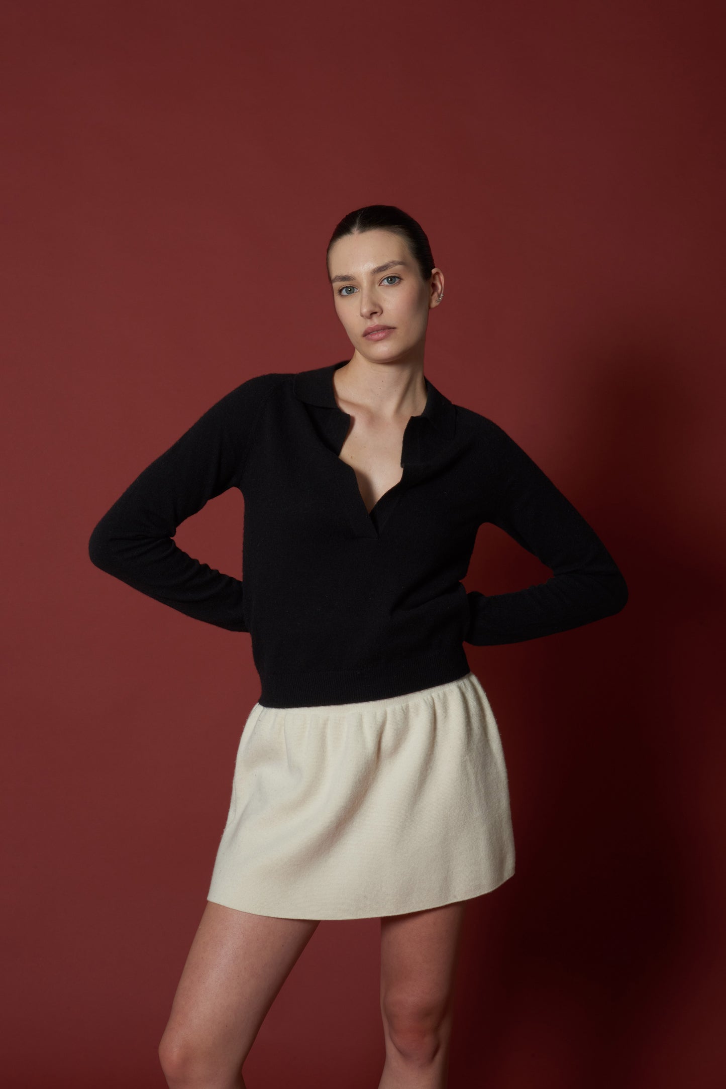 Pure Cashmere Polo Shirt