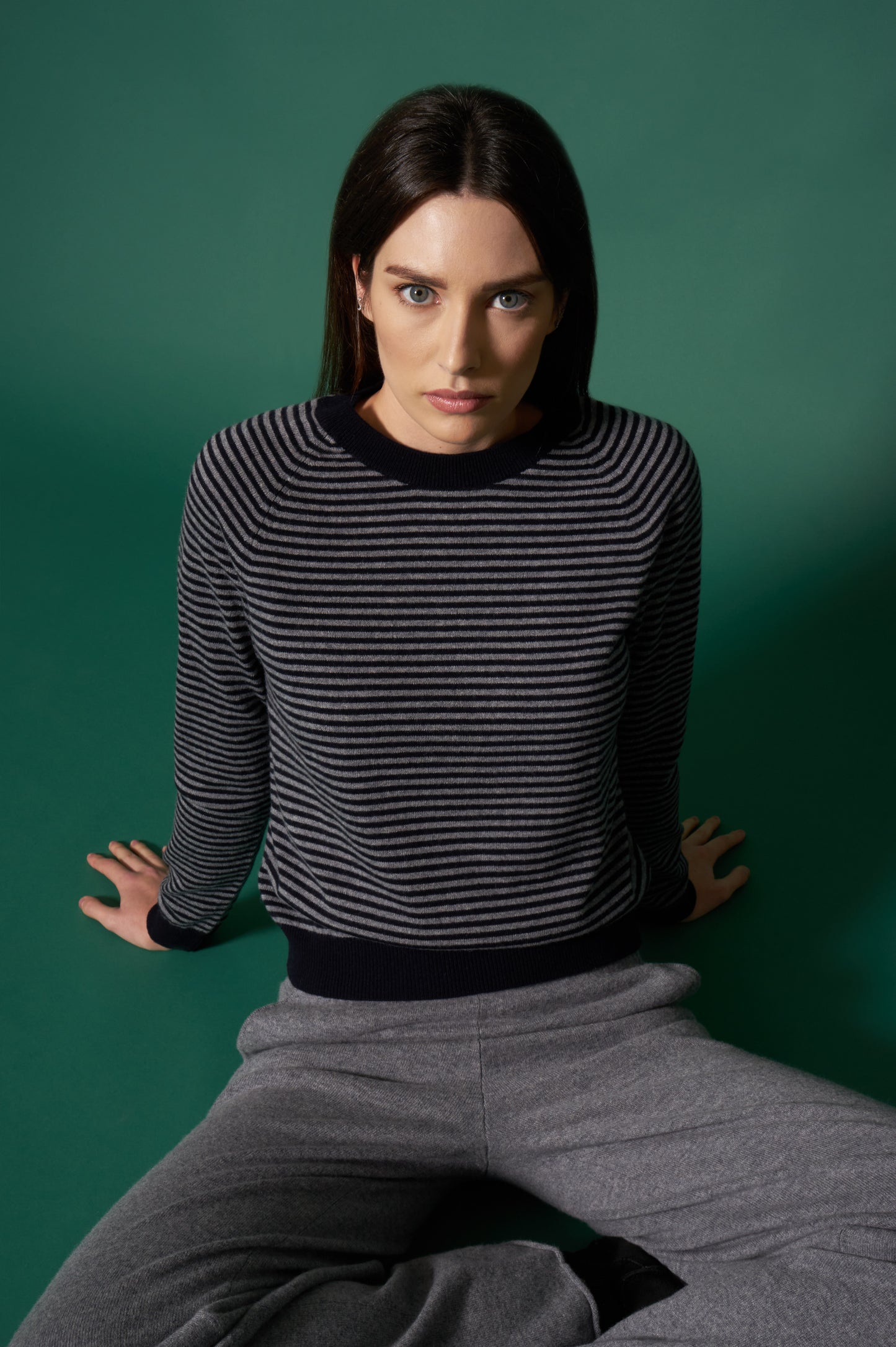 Pure Cashmere Crew Neck Sweater